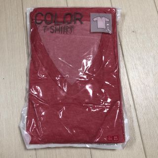 ユニクロ(UNIQLO)のユニクロ　カラーTシャツ　ピンク　M 新品(Tシャツ/カットソー(半袖/袖なし))