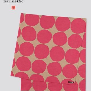 美品 日本未発売 marimekko × ユニクロ 2WAY ストール