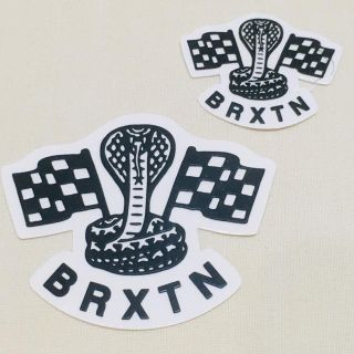 ロンハーマン(Ron Herman)のBRIXTON ブリクストン  ステッカー　2枚セット　新品　送料込み(スケートボード)