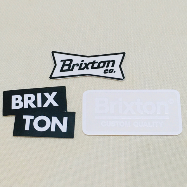 Ron Herman(ロンハーマン)のBRIXTON ブリクストン  ステッカー　3枚セット　新品　送料込み スポーツ/アウトドアのスポーツ/アウトドア その他(スケートボード)の商品写真