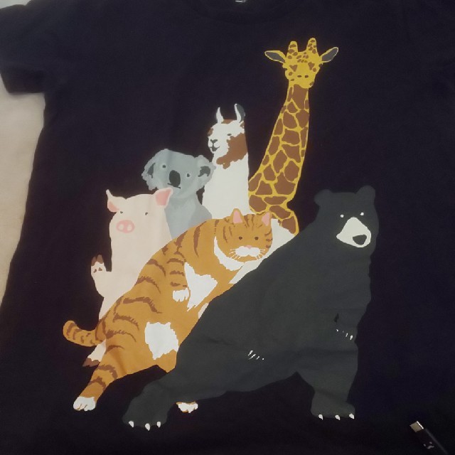 Design Tshirts Store graniph(グラニフ)のグラニフ アニマルチューチュートレイン レディースのトップス(Tシャツ(半袖/袖なし))の商品写真