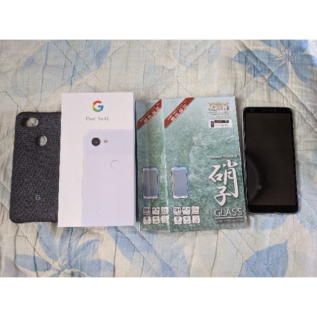 Google　pixel　3a XL  パープル　６４GB