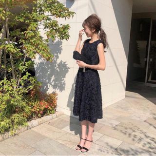 ジルスチュアート(JILLSTUART)のノースリーブ ワンピース ドレス(ひざ丈ワンピース)