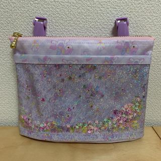 移動ポケット　メルヘンユニコーン  パープル(外出用品)