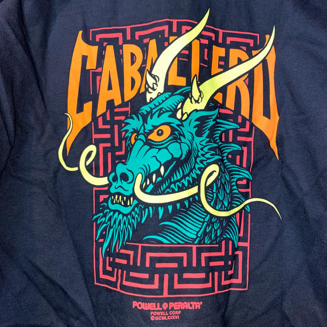POWELL - POWEL パウエルペラルタ キャバレロ ドラゴン Tシャツ 新品