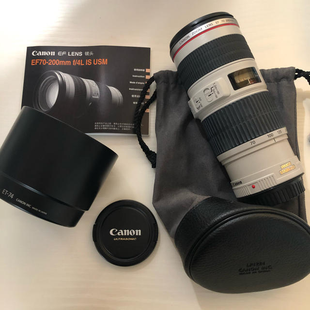 美品 Canon - 【お値下げ可】Canon EF70-200mm F4L IS USM レンズ