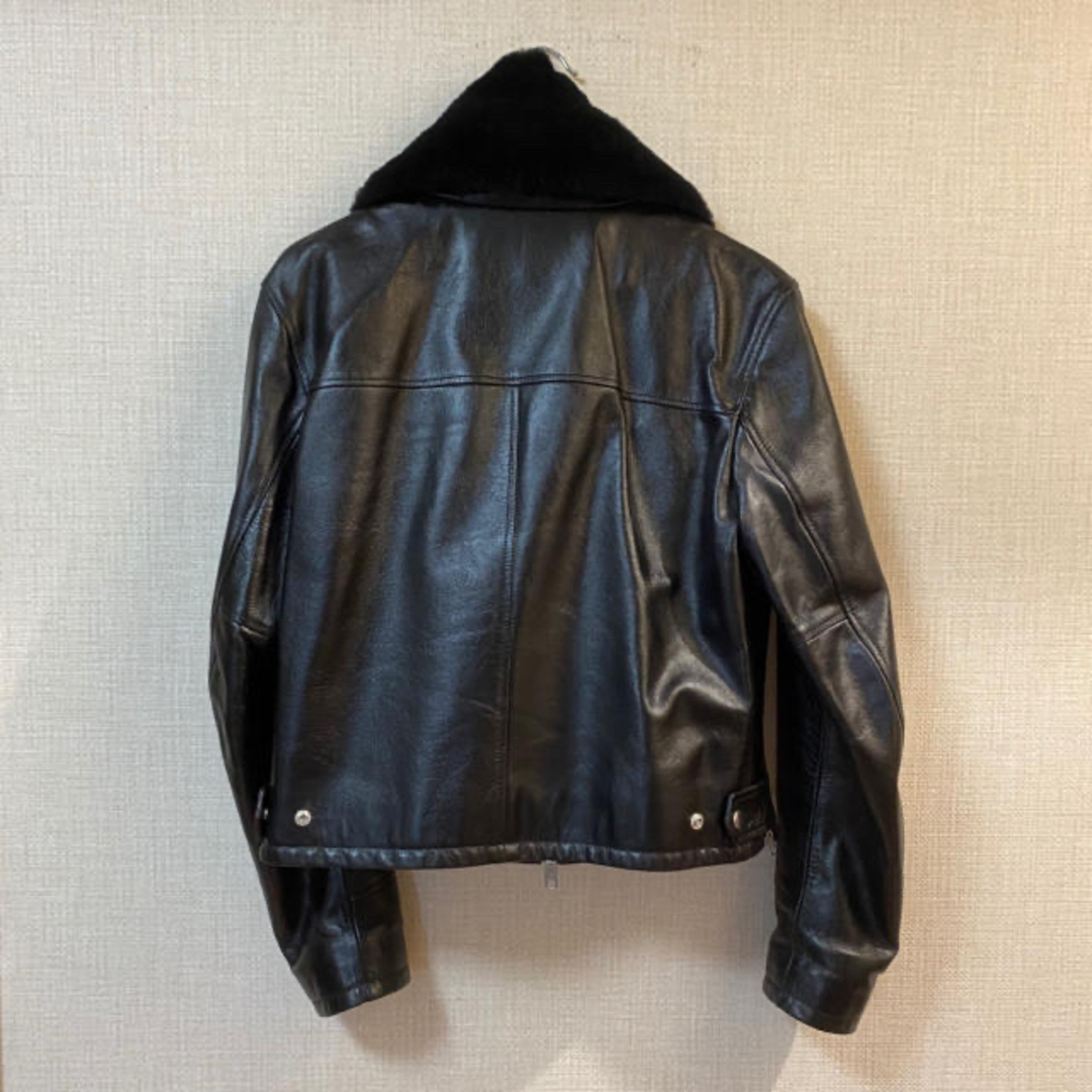 RAF SIMONS - Calvin Klein 205w39nyc ボアレザージャケット RAF SIMONS - Calvin Klein 205w39nyc ボアレザージャケット