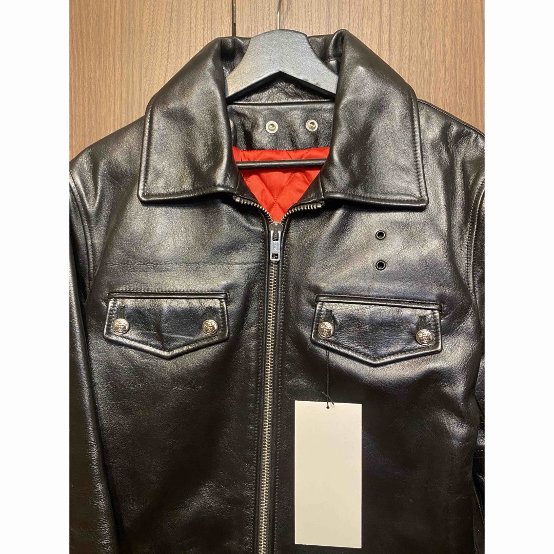 RAF SIMONS - Calvin Klein 205w39nyc ボアレザージャケット RAF SIMONS - Calvin Klein 205w39nyc ボアレザージャケット