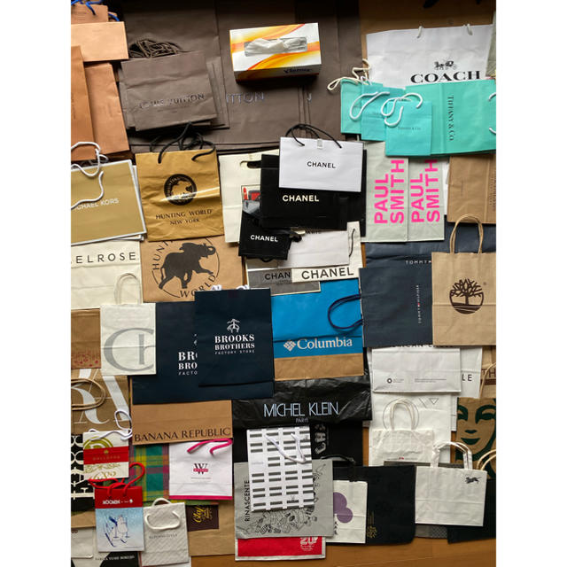 LOUIS VUITTON(ルイヴィトン)のルイヴィトン ティフアニー シャネル 等 ブランド お得紙袋セット130枚 レディースのバッグ(ショップ袋)の商品写真