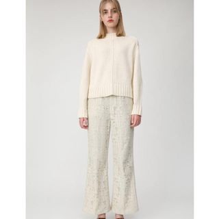 マウジー(moussy)のGEOMETRIC LACE PANTS(デニム/ジーンズ)