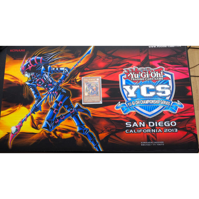 【限定品】遊戯王　YCS 2013 公式プレイマット 混沌の黒魔術師　カード付き