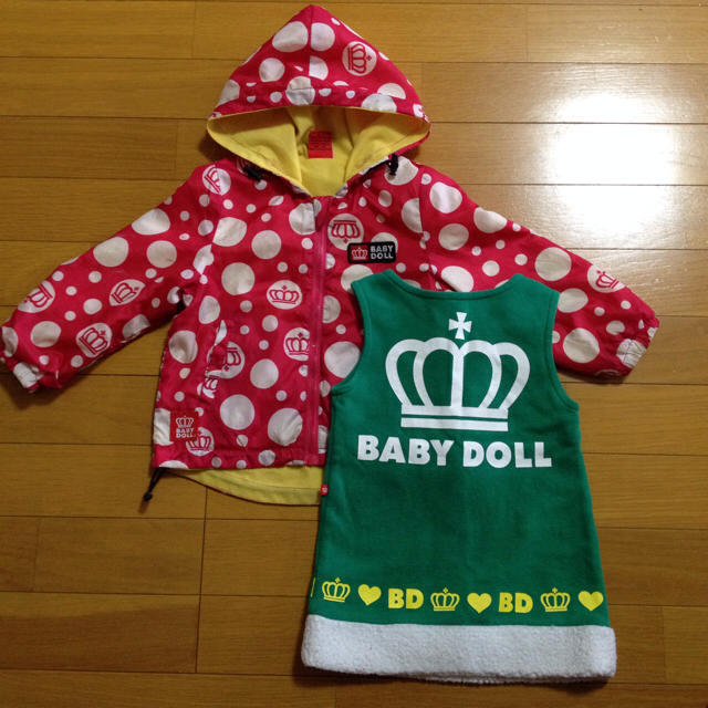 BABYDOLL(ベビードール)のBABYDOOL★女の子セット★90 キッズ/ベビー/マタニティのキッズ服女の子用(90cm~)(Tシャツ/カットソー)の商品写真