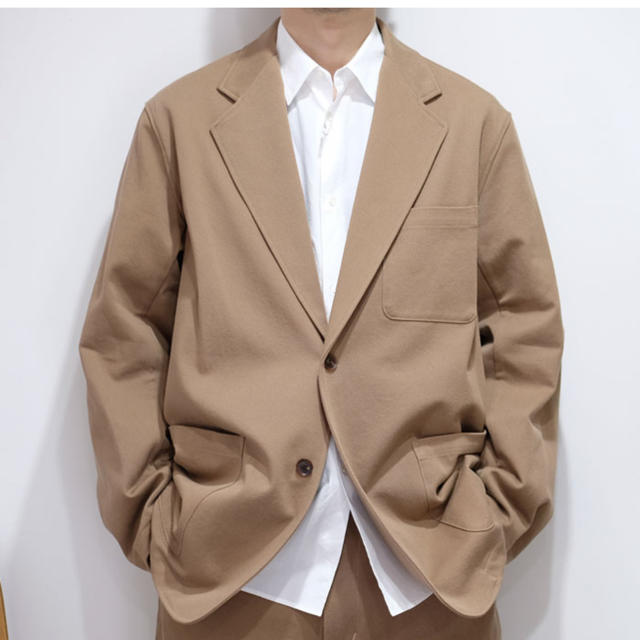 COMOLI(コモリ)のAURALEE LOOSE TWILL OVER JACKET メンズのジャケット/アウター(テーラードジャケット)の商品写真