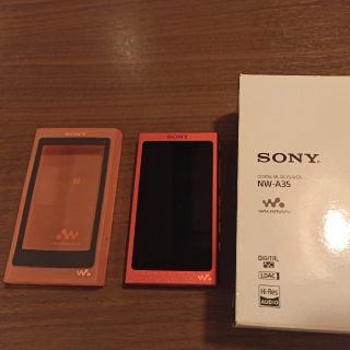 ウォークマン(WALKMAN)のWALKMAN NW-A35 レッド(ポータブルプレーヤー)