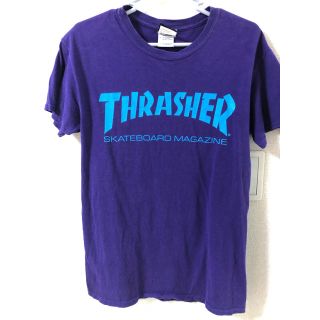 スラッシャー(THRASHER)のスラッシャー　ロゴTシャツ　Tシャツ　ムラサキ(Tシャツ/カットソー(半袖/袖なし))