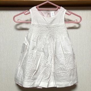 ベビーギャップ(babyGAP)のBABYGAP リバーシブルワンピ 80〜90㎝(ワンピース)