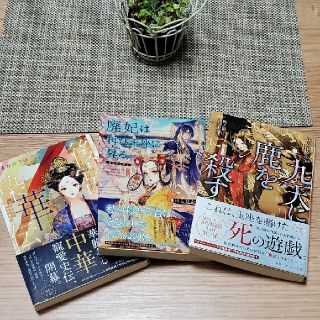 シュウエイシャ(集英社)のはるかおりの３ヶ月連続刊行　後宮3冊セット(文学/小説)