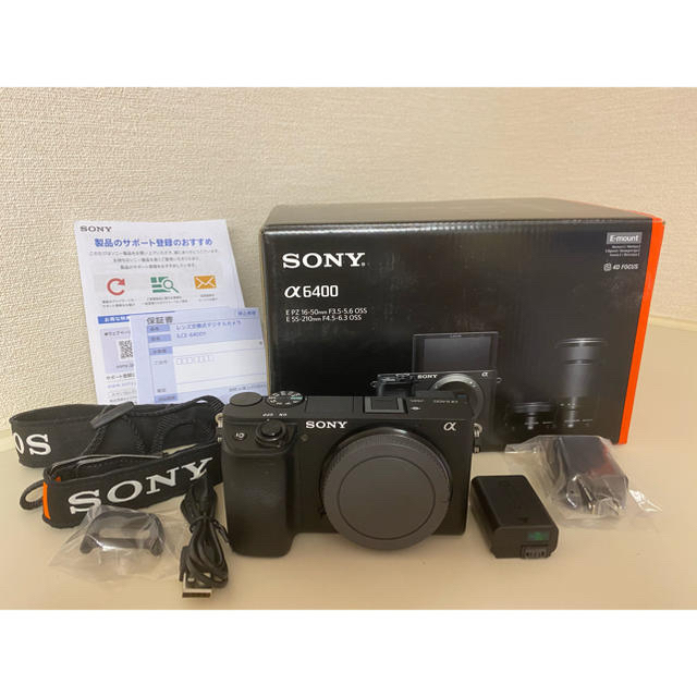 むーさん様専用SONY ILCE-6400(B)ボディ+ACC-TRW 早割クーポン