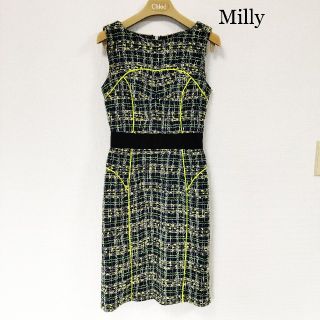 ミリー(Milly)のMILLY ミリー ツイード ワンピース(ひざ丈ワンピース)