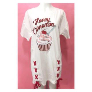 ハニーシナモン(Honey Cinnamon)のhoneycinnamonTシャツワンピ(Tシャツ(半袖/袖なし))