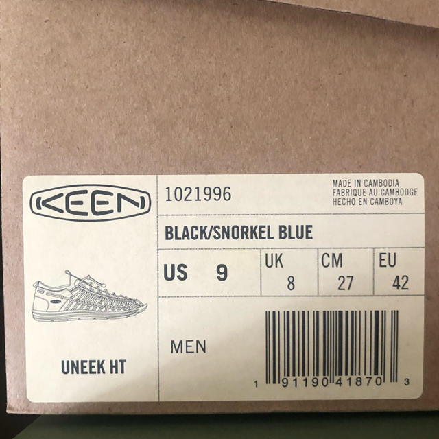 KEEN(キーン)のKEEN BLACK SNORKEL BLUE  メンズの靴/シューズ(スニーカー)の商品写真