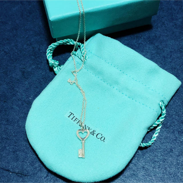 ティファニー TIFFANY ミニ ハートキー ネックレス シルバー