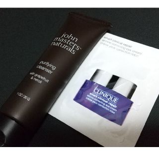 ジョンマスターオーガニック(John Masters Organics)のジョンマスターオーガニック クレンジング＋CLINIQUE アイクリーム(クレンジング/メイク落とし)