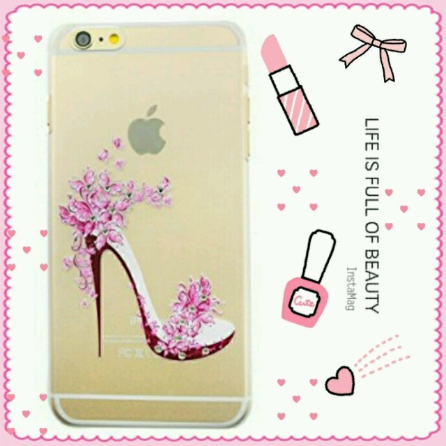 ピンクハイヒール♡iPhoneケースの通販 by PEACH♡SHOP｜ラクマ