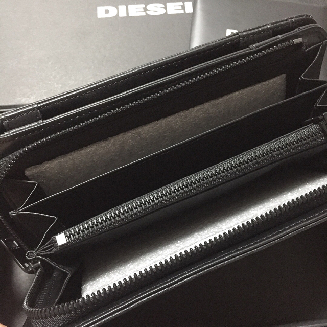 DIESEL(ディーゼル)の【新品未使用】DIESEL ディーゼル メンズ クロコ加工 牛革 長財布 メンズのファッション小物(長財布)の商品写真