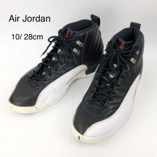 ナイキ(NIKE)のNIKE AIR JORDAN XII オリジナル 黒白 97年製 28.5cm(スニーカー)