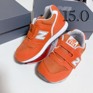 ニューバランス(New Balance)の15オレンジ 16.5ローズピンク 箱無し定形外専用(スニーカー)