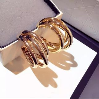 ピアス　アクセサリー　夏　ボヘミアン　GOLD 新品　未使用　ヴィンテージ(ピアス)