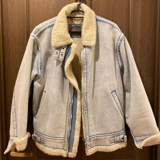 ザラ(ZARA)のZARA デニム　ボア　ジャケット(Gジャン/デニムジャケット)