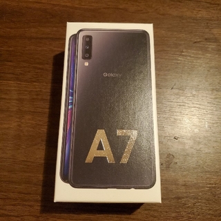 ギャラクシー(Galaxy)の【新品未開封】Galaxy A7 64GB ブラック(スマートフォン本体)