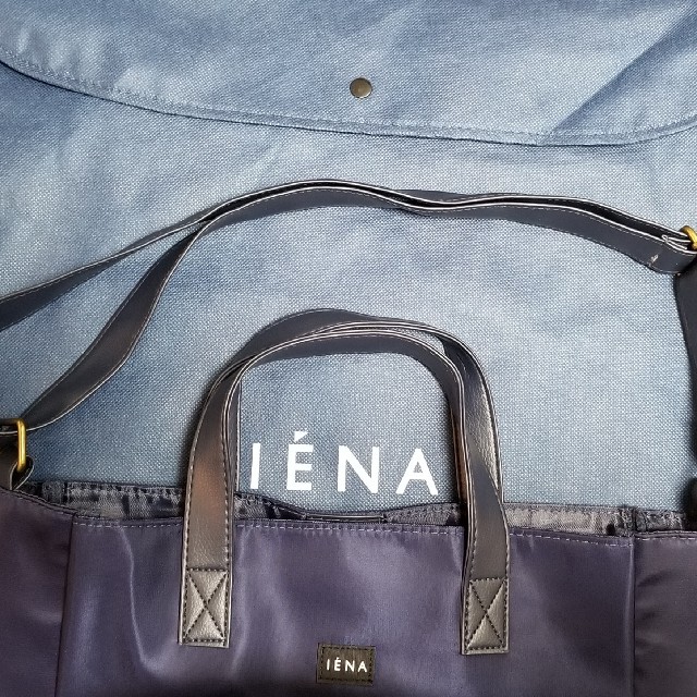 IENA - イエナ2WAYトートバック＊ネイビー収納袋付・週末は値下げ～！の通販 by nut.e＊b's shop｜イエナならラクマ