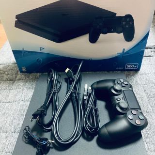 プレイステーション4(PlayStation4)のプレステ4 CUH 2100A B01 500GB 美品　本体(家庭用ゲーム機本体)