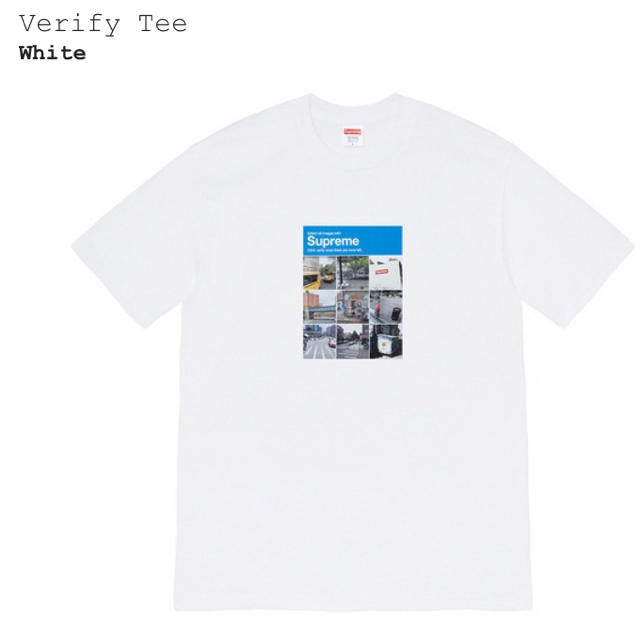 Supreme(シュプリーム)のsupreme Verify Tee メンズのトップス(Tシャツ/カットソー(半袖/袖なし))の商品写真