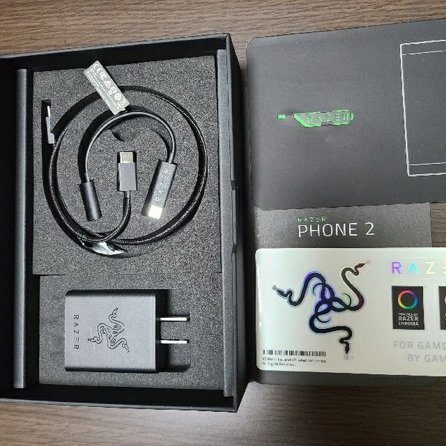 LAZER(レイザー)の【即購入OK】Razer phone 2 SIMフリー【ゲーミングスマホ】 スマホ/家電/カメラのスマートフォン/携帯電話(スマートフォン本体)の商品写真