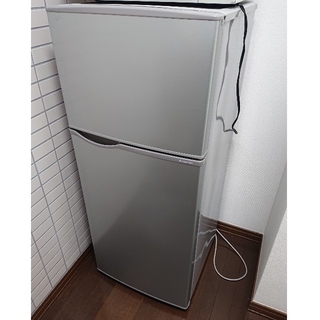 シャープ(SHARP)のSHARP 2ドア冷凍冷蔵庫 SJ-H12B-S 2017(冷蔵庫)