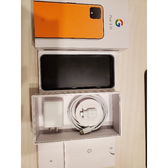 ANDROID(アンドロイド)のGoogle Pixel 4XL　Oh so Orange　64GB スマホ/家電/カメラのスマートフォン/携帯電話(スマートフォン本体)の商品写真