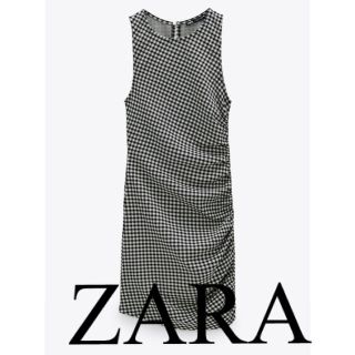 ザラ(ZARA)のZARA ギンガムチェック　ワンピース(ひざ丈ワンピース)