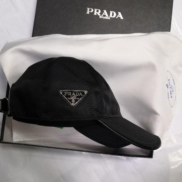 PRADA - Prada キャップ ブラック ナイロン 帽子 プラダの通販 by ナオカゲ's shop｜プラダならラクマ