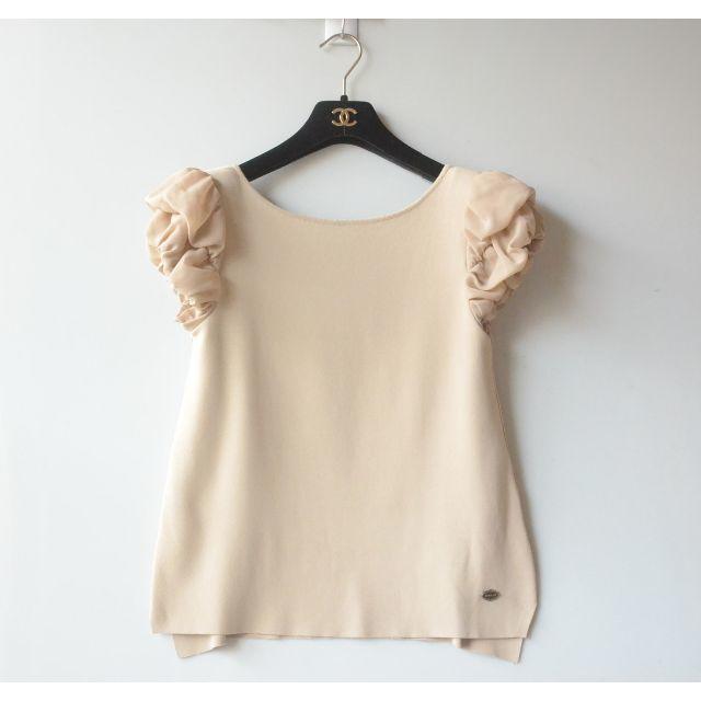 FOXEY - DAISY LIN for FOXEY パリブレスト ニット トップス ベージュ