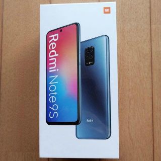 アンドロイド(ANDROID)の【新品未開封】Xiaomi Redmi Note 9S 国内版 オーロラブルー(スマートフォン本体)