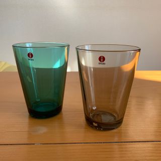 イッタラ(iittala)の専用イッタラ　カルティオ　シーブルー、リネン(グラス/カップ)