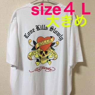 エドハーディー(Ed Hardy)の大きいサイズメンズ＊新品 タグ付き エド ハーディーTシャツ(Tシャツ/カットソー(半袖/袖なし))