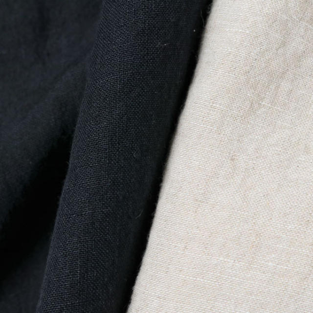 COMOLI(コモリ)の19ss URU 19SUS02 リネン 半袖シャツ ダークネイビー メンズのトップス(シャツ)の商品写真