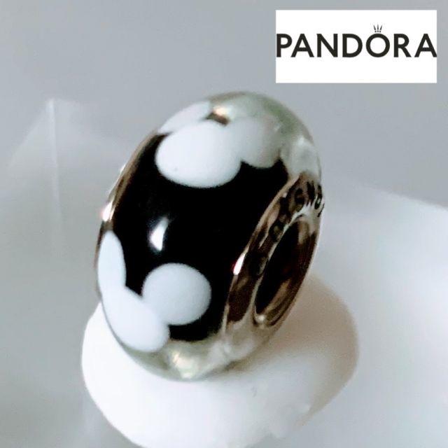 PANDORA パンドラ ムラーノ ガラスチャーム ディズニー ミッキー