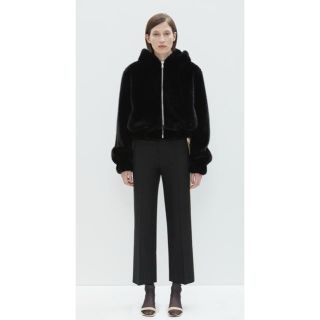 ヘルムートラング(HELMUT LANG)のタグ付き、新品・未使用 ヘルムートラング フェイクファー フード付きジャケット(毛皮/ファーコート)