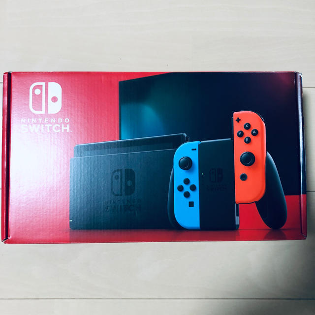 ほぼ新品　ニンテンドースイッチ　本体　ネオンブルー家庭用ゲーム機本体